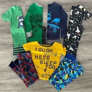 BUNDLE Boys Cotton Fitted Pajamas